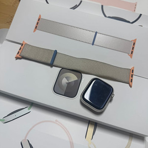 애플워치9 GPS 41mm 스타라이트