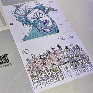 진격의 거인 3주차 오리지널 키프레임 엽서 A세트 진격거 특전