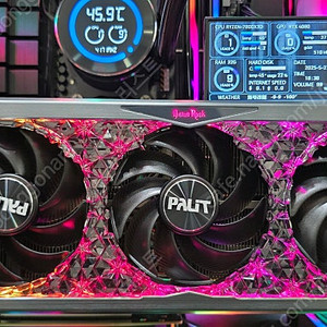 이엠텍 지포스 RTX 4080 GAMEROCK D6X 16GB