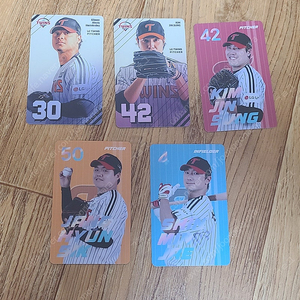 LG TWINS 엘지 트윈스 포토카드 에르난데스 김진성 장현식 신민재 일괄