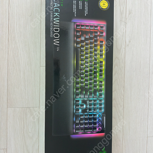 [단순개봉] razer 블랙위도우 v4 리니어 한글