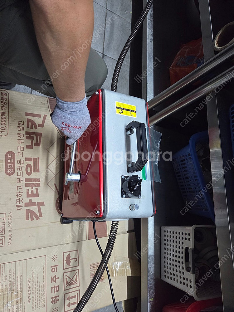 빨간금붕어 NEW 스핀탱크 하이엔드형 하수도 스프링 배관 청소기--5