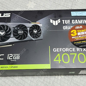 RTX 4070 TI TUF 판매합니다.