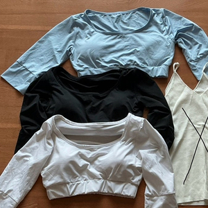 택포 3개 일괄 6000원 크롭 티