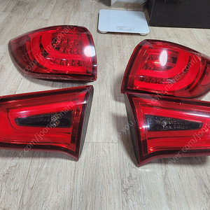 스포티지r bmw스타일 레드베절 데루등 후미등