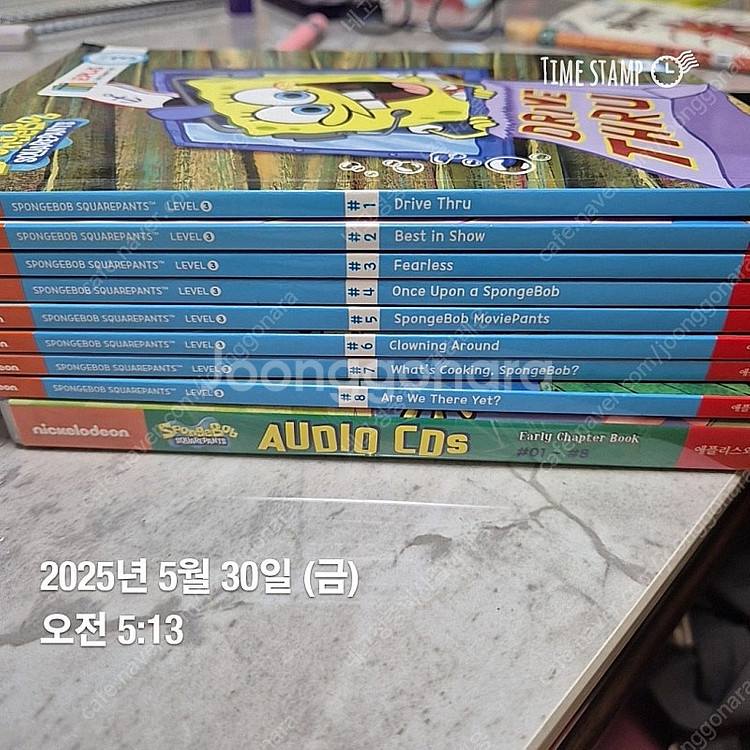 스펀지밥 SpongeBob 리더스북 레벨3 오디오북포함...--0