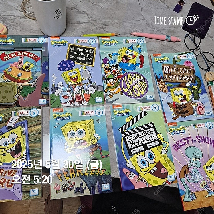 스펀지밥 SpongeBob 리더스북 레벨3 오디오북포함...--1