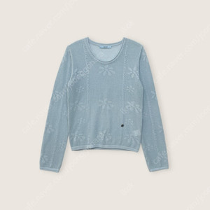 에이치모드 plumbago knit 스카이블루