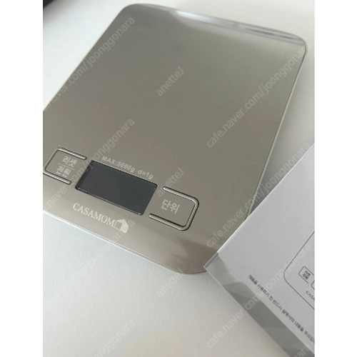 심플한 스텐 LED 주방저울 1g~1kg(미개봉) - 5,500 이미지
