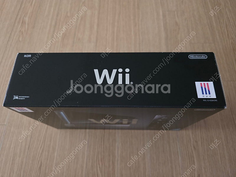 닌텐도 wii 블랙 미개봉 팝니다.--1