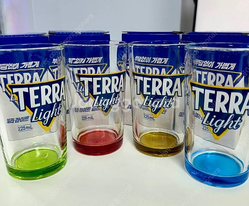 TERRA Light 테라 라이트 전용 컬러잔 4종 세...--0