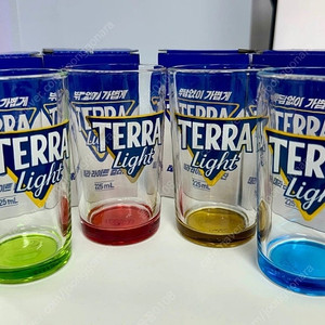 TERRA Light 테라 라이트 전용 컬러잔 4종 세트 255ml 판매해요