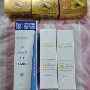 콜라겐 퍼밍 아이패치,올 클렌져,은율 데일리 선크림 일괄