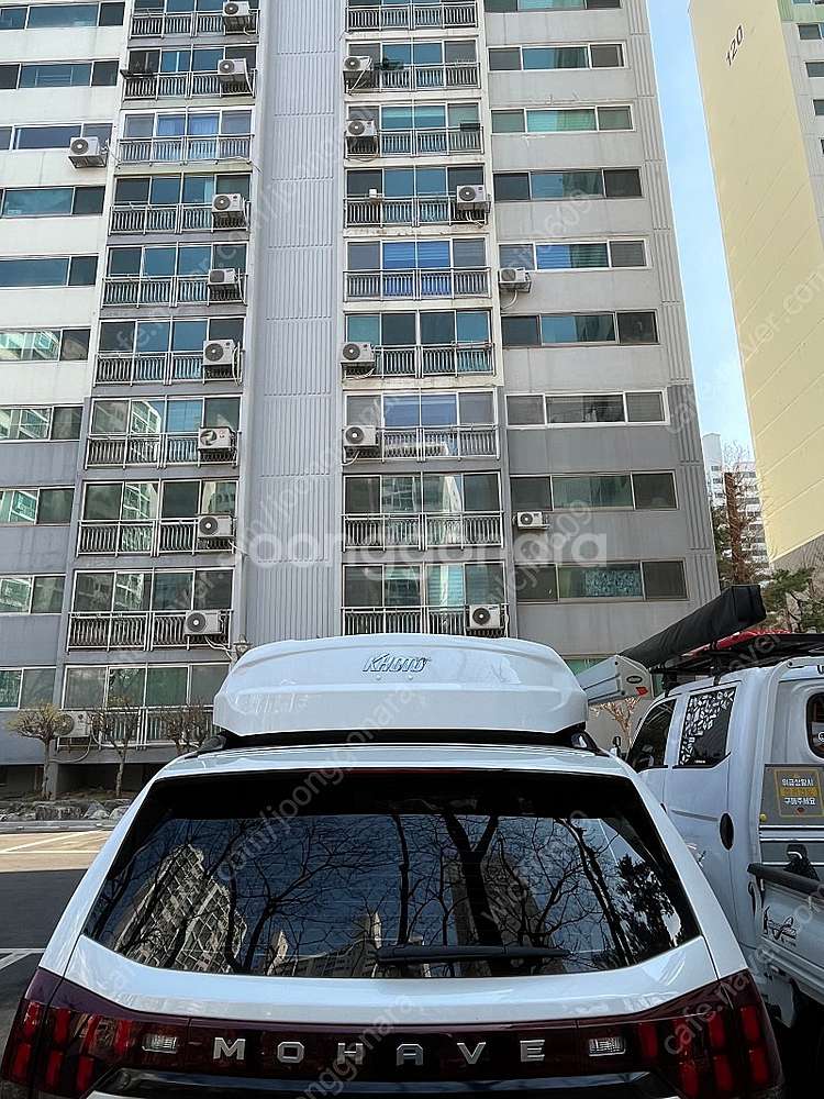 모하비더마스터 코토일체형 루프박스+윈드가드+어닝 팝니다--1
