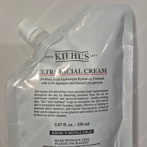 키엘 울트라 훼이셜 크림 (수분크림) 새제품 150ml 팔아요
