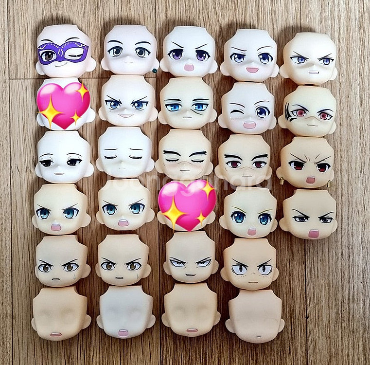 넨도로이드 파츠 넨도 파츠 몸통 소품 머리 헤드 얼굴 ...--5