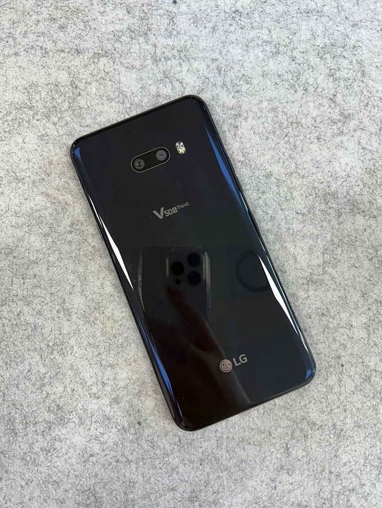 (무잔상S급)LG V50S 블랙 256G 무기스 깨끗한 단말기 실사용 추천 21년1월개통 14만 판매해요 이미지
