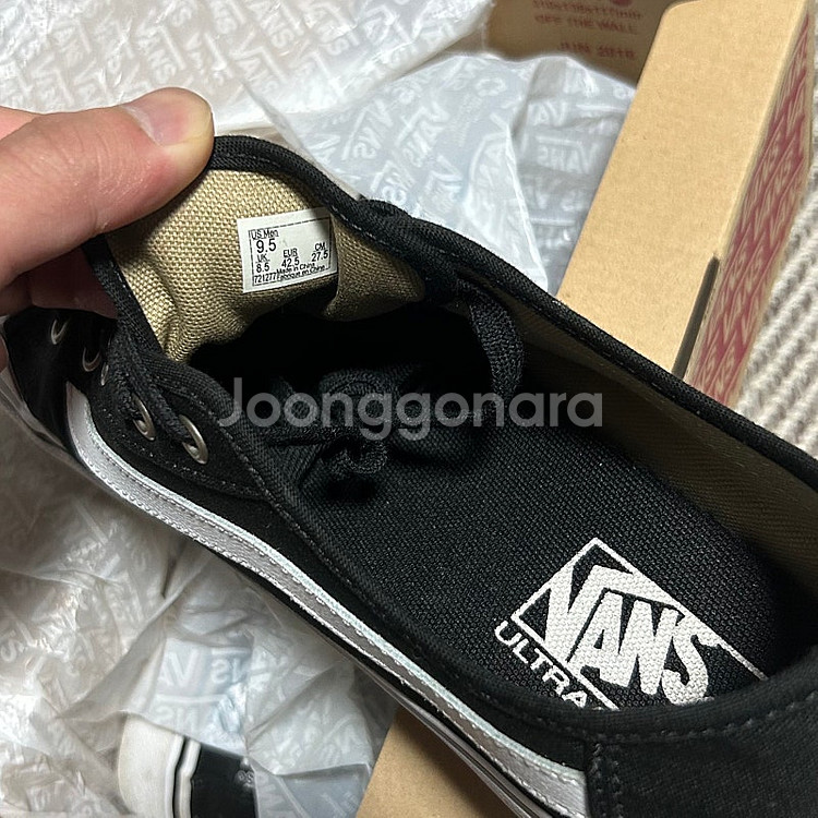 [275mm] Vans 반스 정품 블랙볼 올드스쿨 스니...--8