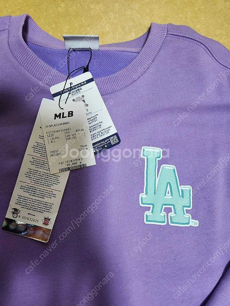 mlb키즈오버핏롱원피스155사이즈2개--7