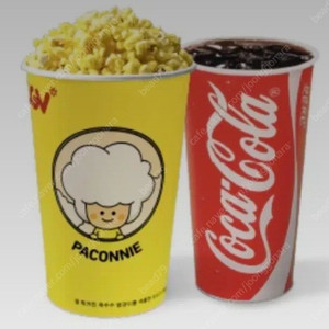 CGV 스몰세트 교환권(음료M+팝콘M) 3500