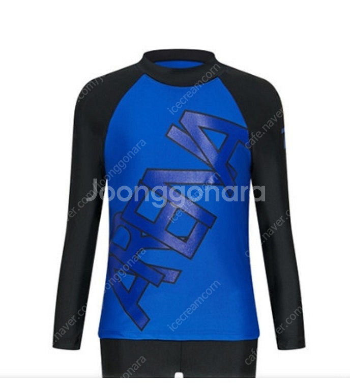 아레나 아동 래쉬가드 남아동 키즈 수영복 60 상의 + 모자 새상품--2