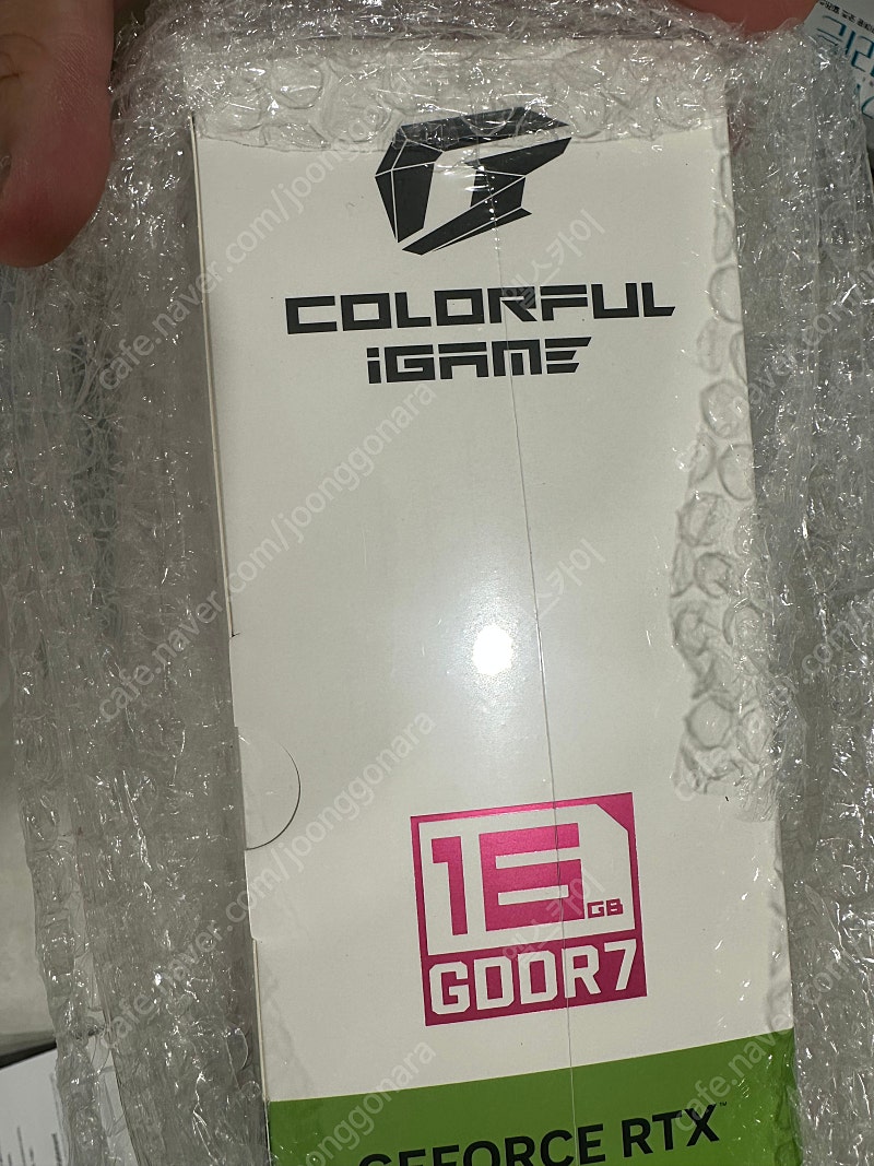 컬러풀 rtx 5080 울트라 oc 화이트 미개봉 판매합니다