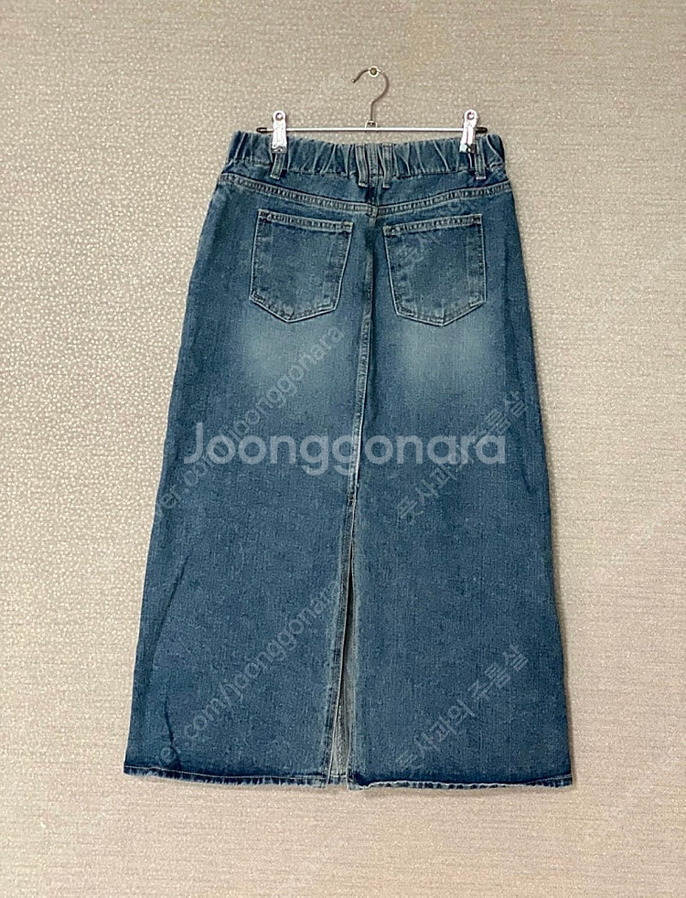 66-77) 리리앤코 롱데님스커트. 청치마--1