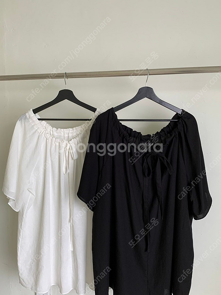 린넨 롱 블라우스 새상품--4