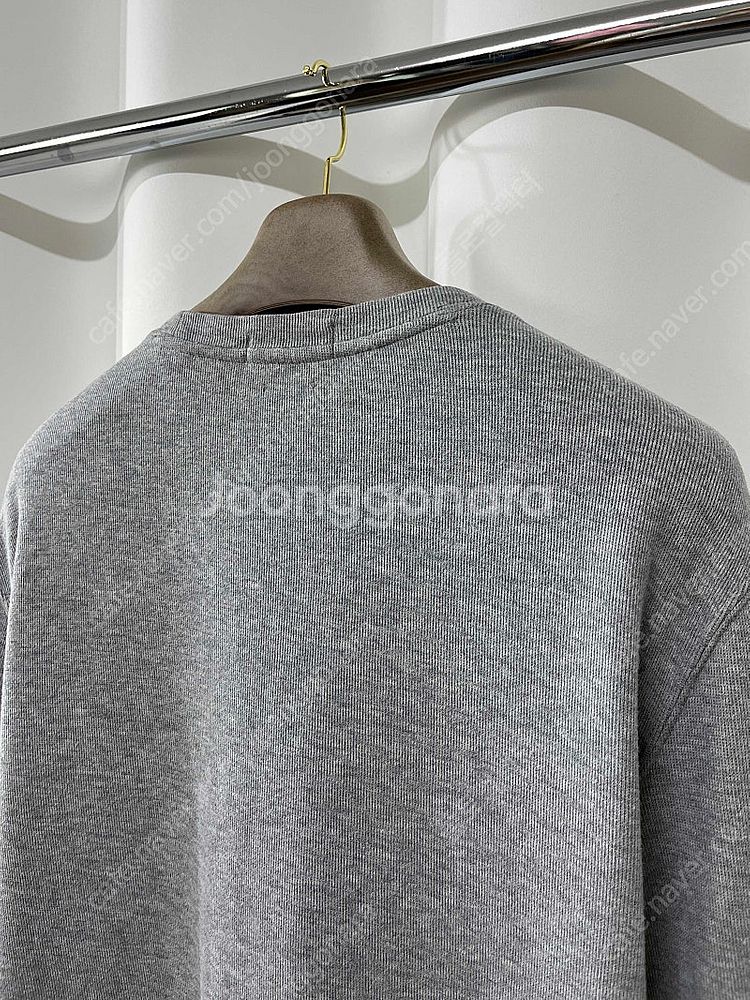 폴로 랄프로렌 estate rib 멜란지 그레이 크루넥...--3