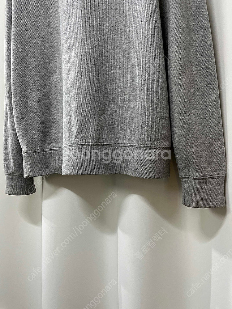 폴로 랄프로렌 estate rib 멜란지 그레이 크루넥...--4