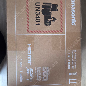 [미개봉신품] 파나소닉 HC-X1600 4K 캠코더