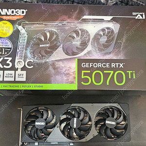 INNO3D RTX5070TI 판매 합니다. 2주정도 사용 풀박스 싸게 팝니다. 직거래 추가가격수정