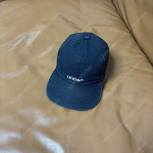 Offwhite 오프화이트 블랙 6패널 볼캡 모자 (Washed Black)