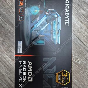 GIGABYTE 라데온 RX 9070 XT GAMING OC D6 16GB 제이씨현 100만원 서울직거래