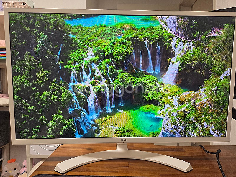 LG 32인치 화이트 IPS 패널 모니터--1