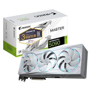 미개봉 ) 기가바이트 지포스 RTX 5090 MASTER ICE D7 32GB 어로스 마스터 아이스 5090 피씨디렉트 팝니다.