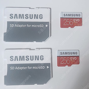 삼성 Evo Plus SD카드 256GB, 64GB 팝니다