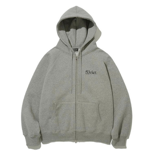 [L] 테켓 TEKET PLAN ZIP-UP HOODIE MELANGE GRAY 플랜 집업 후디 후드 티셔츠