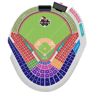 [정가양도]5월 30일 KT VS 기아 3루 스카이존