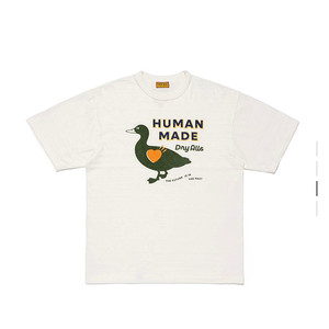 휴먼메이드 오리그래픽티셔츠 블랙,화이트/L,XL,XXL