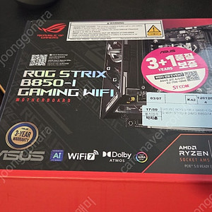 ASUS ROG STRIX B850-I GAMING WIFI STCOM 판매 합니다.