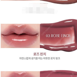 새상품*롬앤 글래스팅 컬러 글로스 로즈 핀치