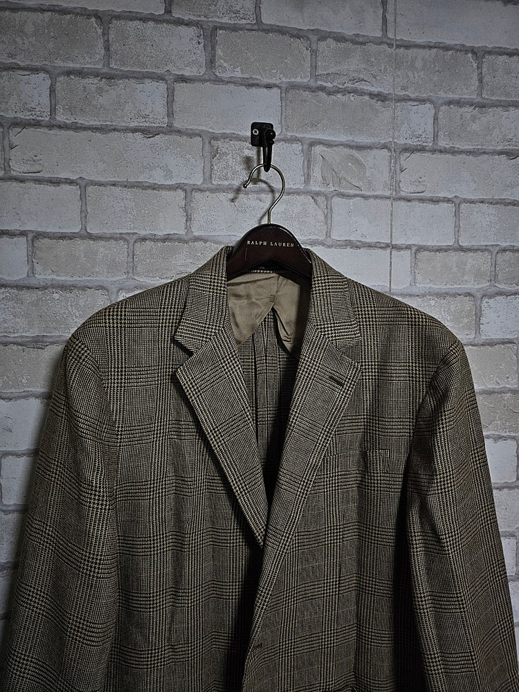 폴로 랄프로렌 이태리 글렌체크 트위드 블레이저 폴로코트 탑코트 블랙와치 류준열 발마칸 RL67 크리켓 가죽 플라이트... 이미지