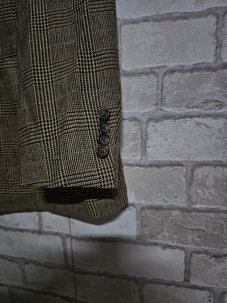 폴로 랄프로렌 이태리 글렌체크 트위드 블레이저 폴로코트 탑코트 블랙와치 류준열 발마칸 RL67 크리켓 가죽 플라이트... 이미지