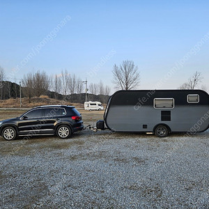 카라반 판매_캠핑나들이 라온750_20년식_면허 불필요_지하주차장 2.3m 주차 가능