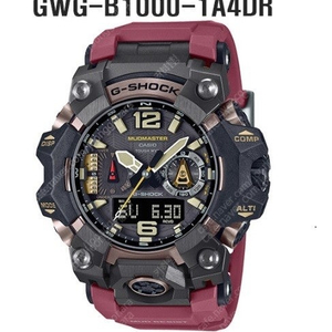 카시오 한국 정품 CASIO 지샥 GWG-b1000-1A4DR 머드마스터 신형 레드 색상 - 택포 63만원