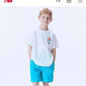 뉴발 반팔셋업 160