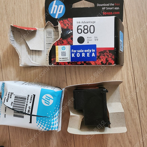 HP 정품 블랙잉크 680