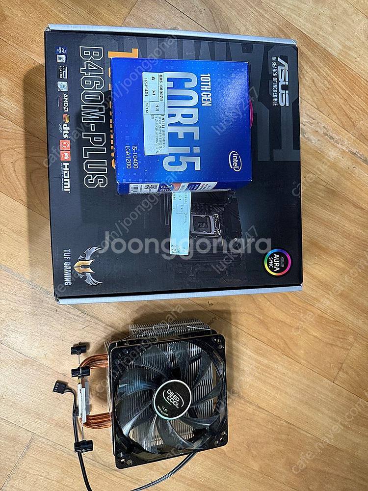 인텔 i5 10400 + asus b460 메인보드 + 32g램--0