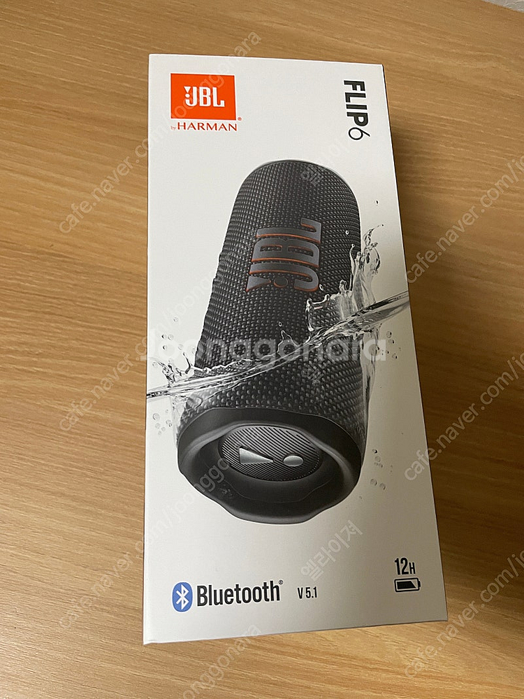 JBL 플립6 블루투스 스피커 블랙 새상품--0
